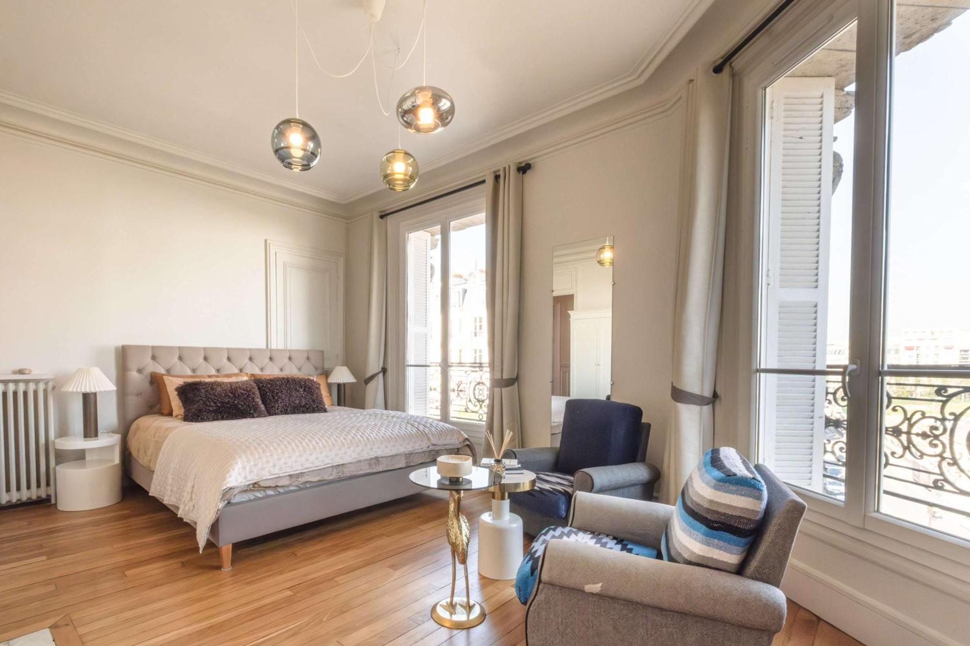 Luxury Flat Eiffel View 3br 7 Guests *